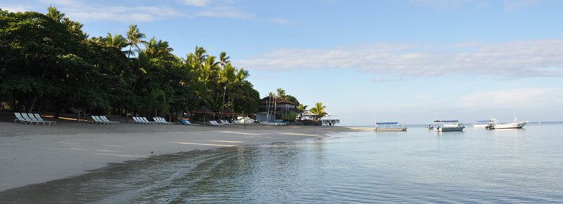 Fiji is definitely one of the best honeymoon destinations.  This is the beach at Castaway Island.