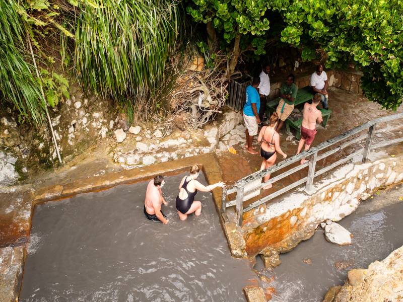 Sulphur Springs mud bath, St. Lucia