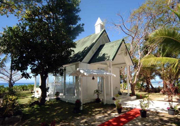 Wedding chapel at Treasure Island, in the Mamanucas, Fiji