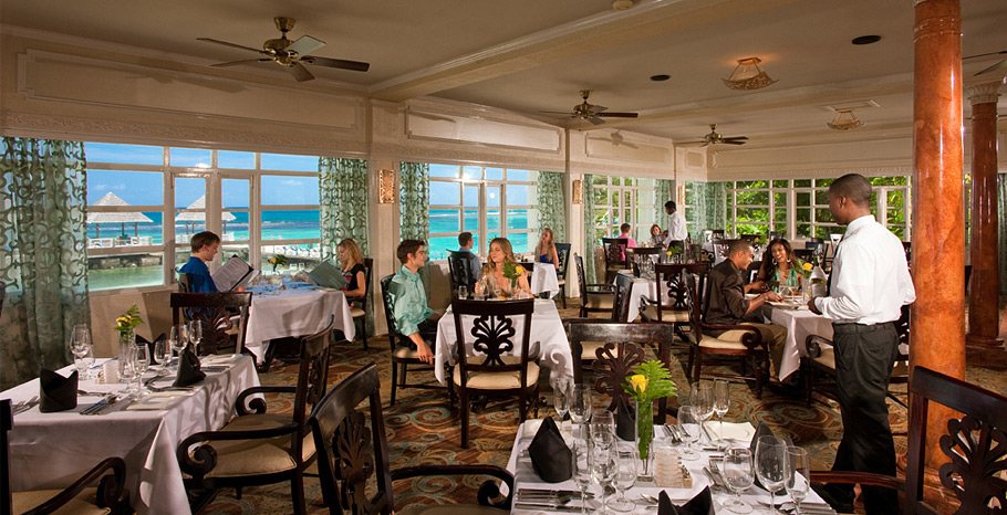 Valentino's Restaurant - Sandals Ochi Beach Resort.