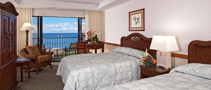 Ocean Front Double Room - Ka'anapali Beach Hotel.