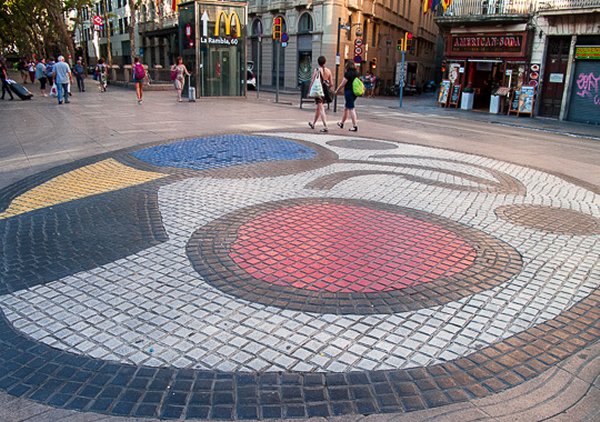 One of Barcelona's Main Attractions - Las Ramblas.  Photo copyright Barcelona-Tourist-Guide.com.