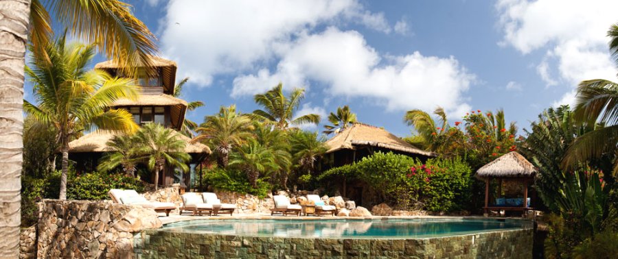 Bali Houses - Necker Island.