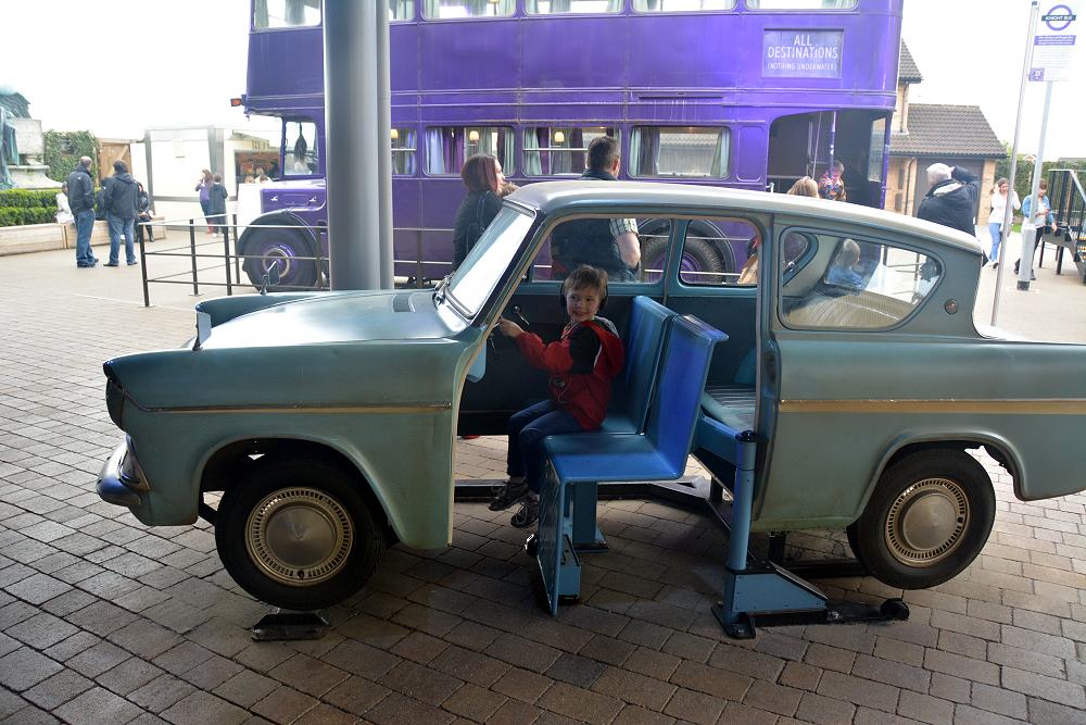 The Weasleys' car, From Photo Gallery For Harry Potter Tour, London