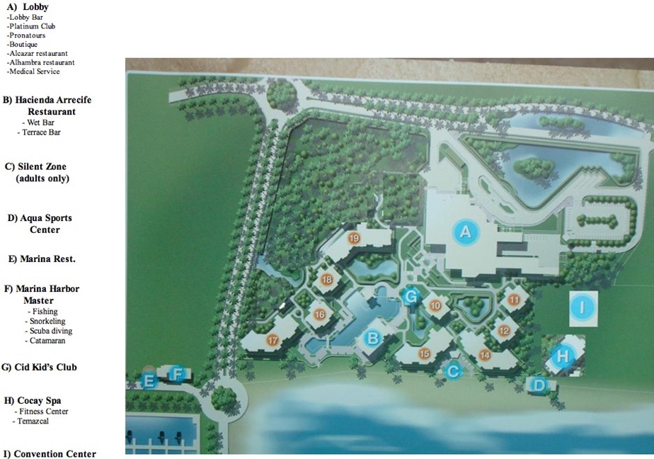 Map Of Riviera Maya All Inclusive Resorts Maping Resources