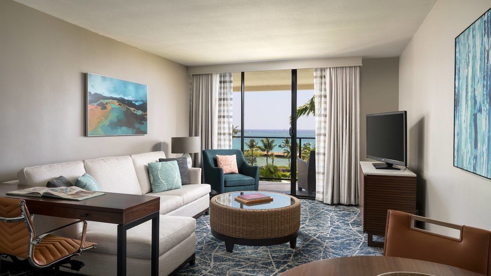 Ocean View One Bedroom Suite - Waikoloa Beach Marriott Resort & Spa.