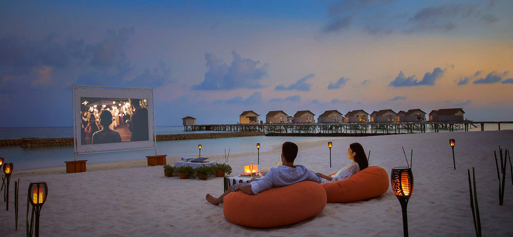 Outdoor theatre - Centara Ras Fushi Resort & Spa Maldives.