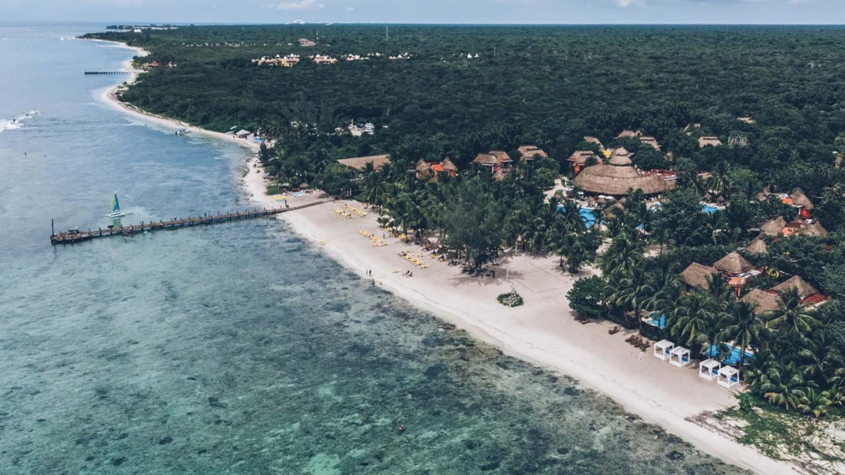 Aerial view - Iberostar Waves Cozumel.  Photo copyright Iberostar Waves Cozumel.