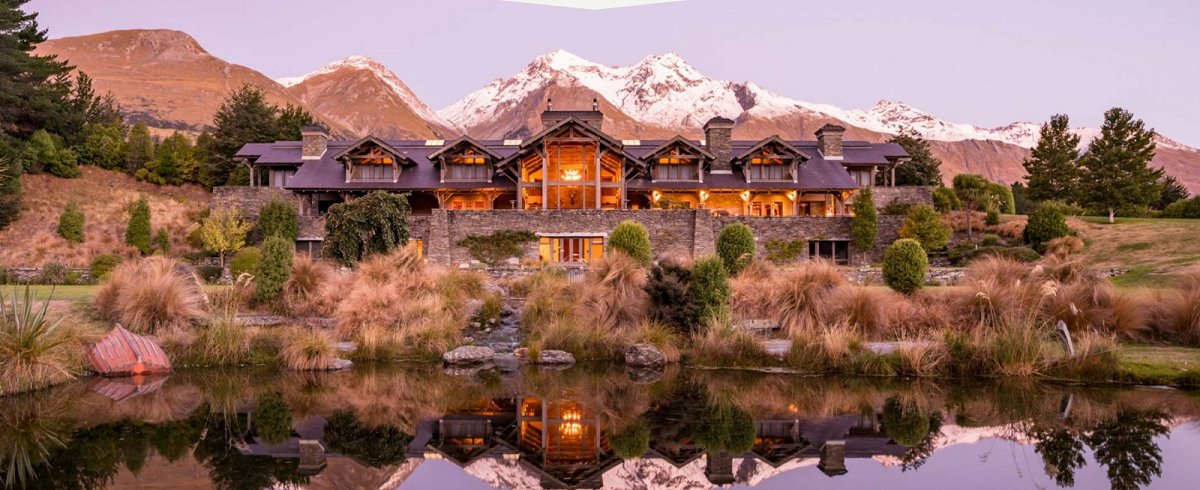 Main Lodge - Blanket Bay. Copyright Blanket Bay.