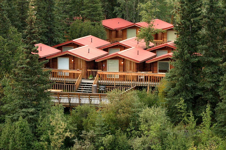 Cabin Location - Denali River Cabins. Copyright Denali River Cabins.