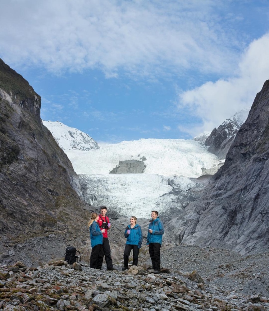 Glacier Valley Walk - Franz Josef Glacier Guides. Copyright Franz Josef Glacier Guides.