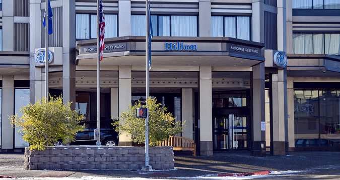 The Hilton Exterior - Hilton Anchorage. Copyright Hilton Anchorage.