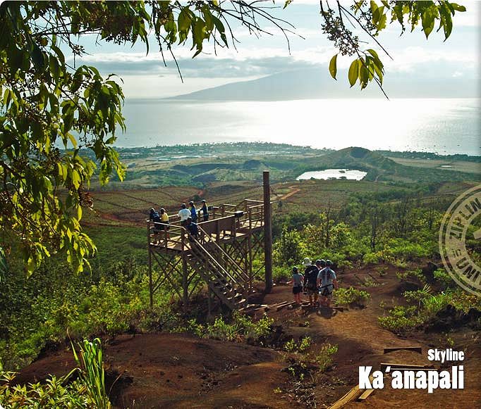 Zipline thru the West Maui Mountains - Ka'anapali Skyline Eco Adventures - Zipline. Copyright Skyline Eco Adventures.