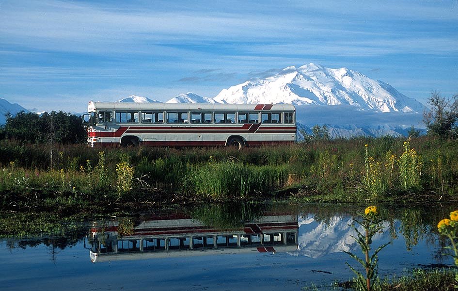 The Bus - Kantishna Wilderness Trails. Copyright Kantishna Wilderness Trails.