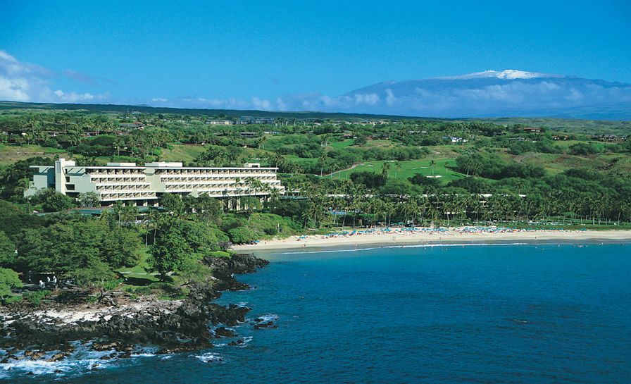 Aerial view - Mauna Kea Beach Hotel. Copyright Mauna Kea Beach Hotel.