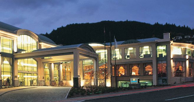 Entrance - Millenium Hotel Queenstown. Copyright Millennium Hotel Queenstown.