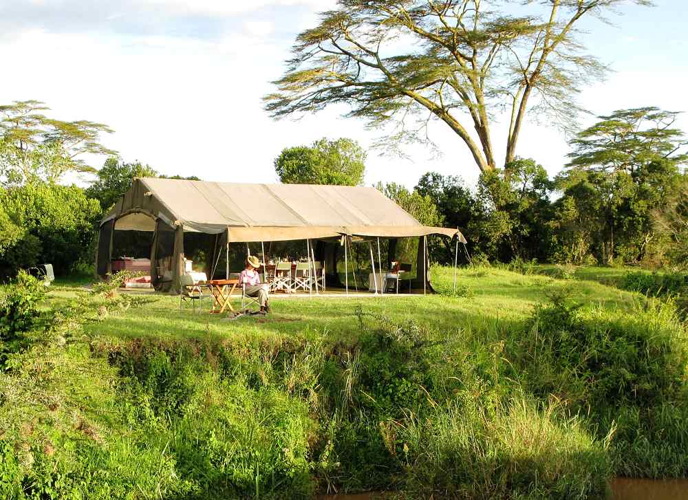 Ol Pejeta Bush Camp - Ol Pejeta Bush Camp. Copyright Cheli & Peacock.