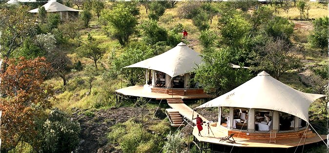 Ol Seki Overhead View - Ol Seki Mara Camp. Copyright Ol Seki Mara Camp.