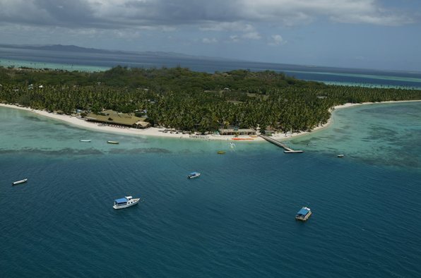 Aerial view - Plantation Island Resort. Copyright Plantation Island Resort.