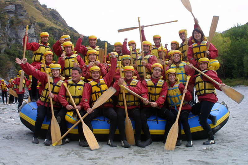 Queenstown Rafting Experience - Queenstown Rafting. Copyright Queenstown Rafting.