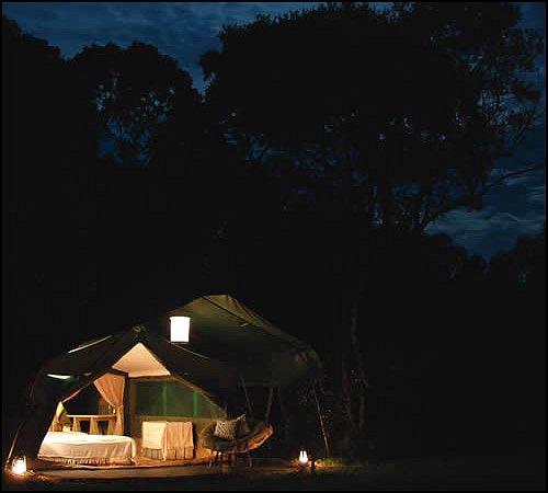 Private Tent - Richards Camp. Copyright Richards Camp.