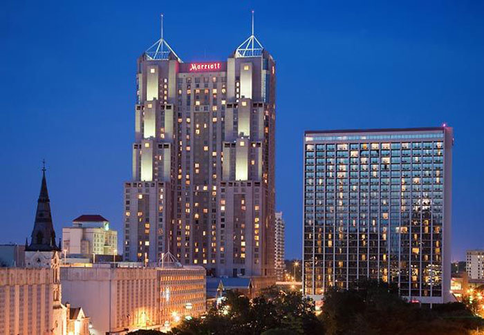 The Hotel - San Antonio Marriott Rivercenter. Copyright San Antonio Marriott Rivercenter.