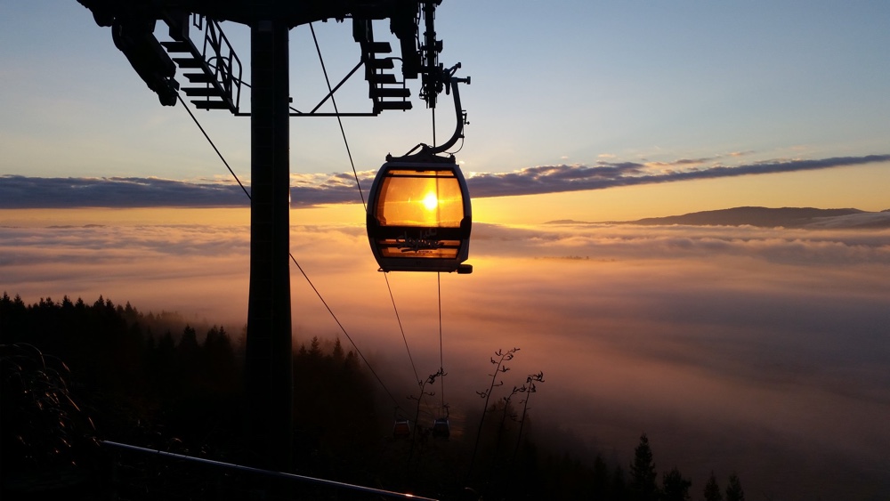 Gondola - Skyline Rotorua. Copyright Skyline Rotorua.