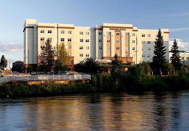 Hotel Exterior - Springhill Suites Fairbanks. Copyright Springhill Suites Fairbanks.