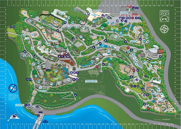 Map - Taronga Zoo.