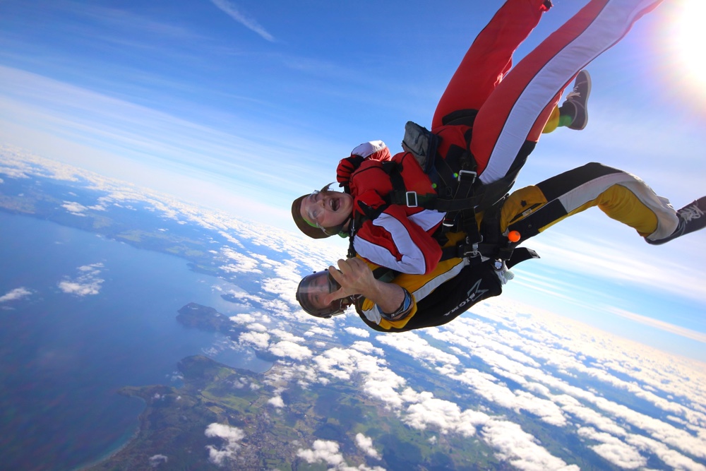 Taupo Tandem Skydiving - Taupo Tandem Skydiving. Copyright Taupo Tandem Skydiving.